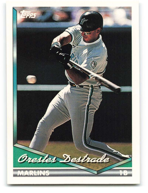 1994 Topps #710 Orestes Destrade VG Florida Marlins 