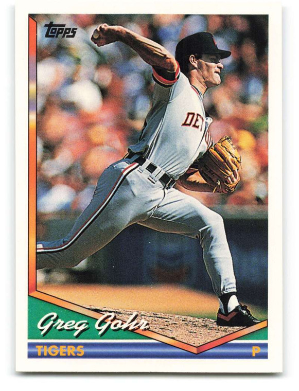 1994 Topps #711 Greg Gohr VG Detroit Tigers 