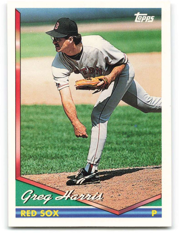 1994 Topps #738 Greg Harris VG Boston Red Sox 