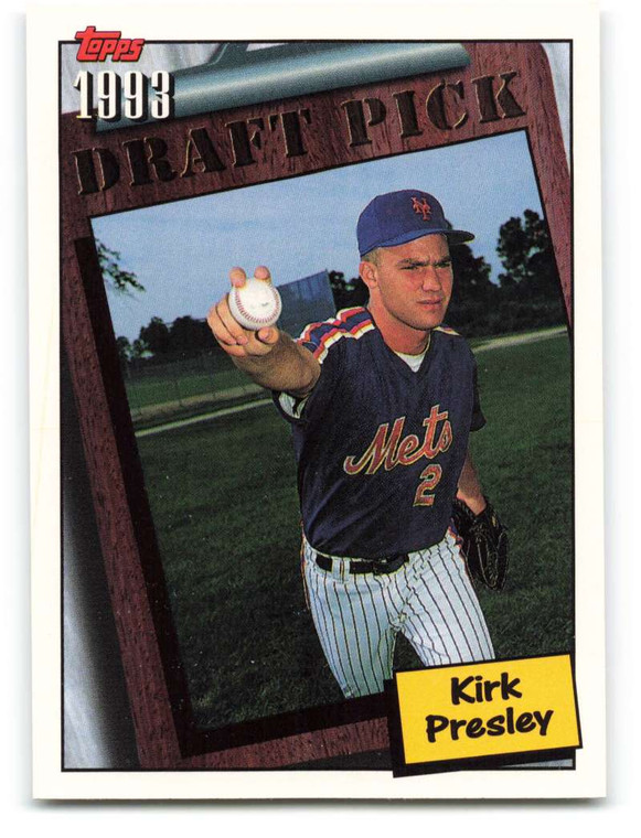 1994 Topps #740 Kirk Presley VG RC Rookie New York Mets 
