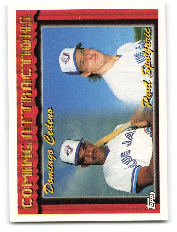 1994 Topps #776 Domingo Cedeno/Paul Spoljaric VG Toronto Blue Jays 