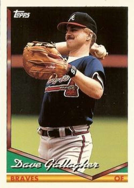 1994 Topps Traded #8T Dave Gallagher NM-MT  Atlanta Braves 
