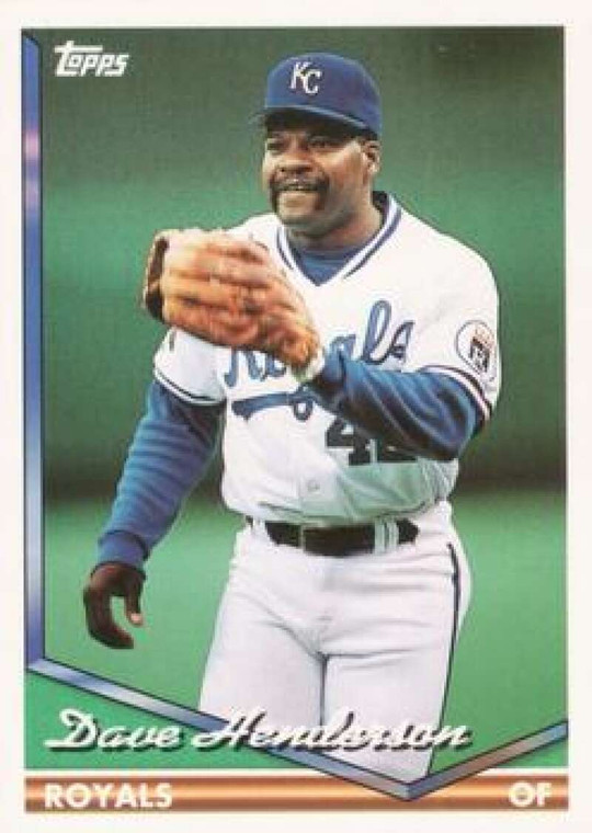 1994 Topps Traded #23T Dave Henderson NM-MT  Kansas City Royals 