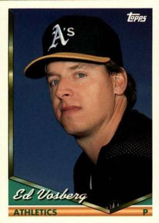 1994 Topps Traded #64T Ed Vosberg NM-MT  Oakland Athletics 