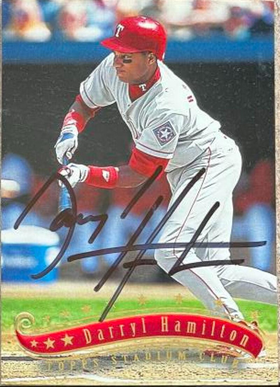 Darryl Hamilton Autographed 1997 Stadium Club #126