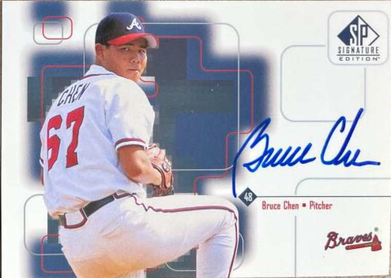 Bruce Chen Autographed 1999 SP Signature Edition AU #48