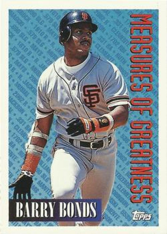 1994 Topps #605 Barry Bonds MOG VG San Francisco Giants 