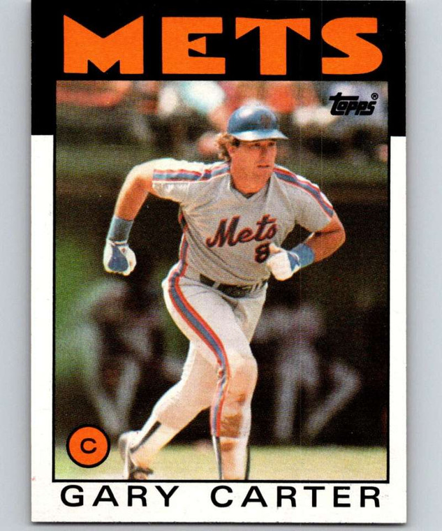 1986 Topps #170 Gary Carter VG New York Mets 