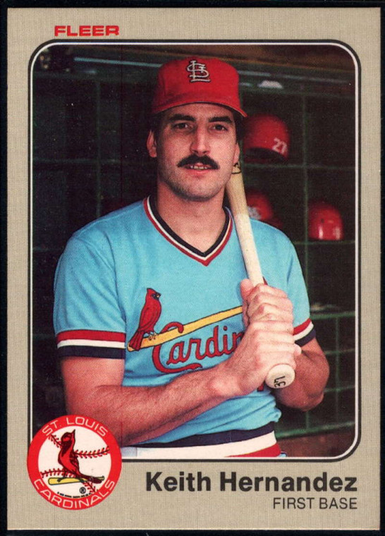 1983 Fleer #8 Keith Hernandez VG St. Louis Cardinals 
