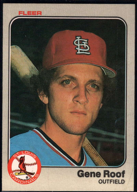 SOLD 32465 1983 Fleer #20 Gene Roof VG St. Louis Cardinals 