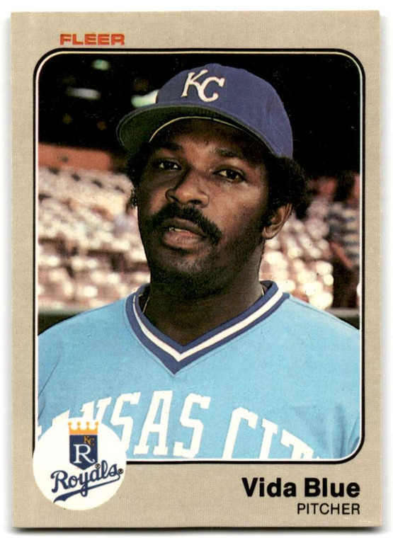 1983 Fleer #106 Vida Blue VG Kansas City Royals 