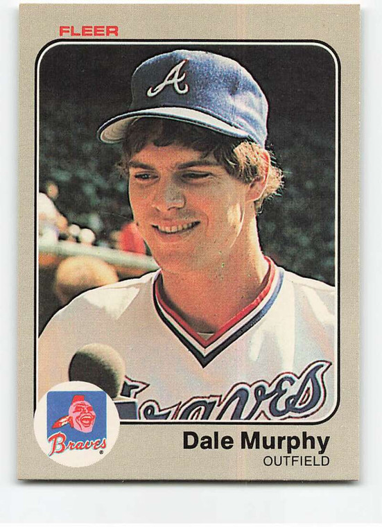 1983 Fleer #142 Dale Murphy VG Atlanta Braves 