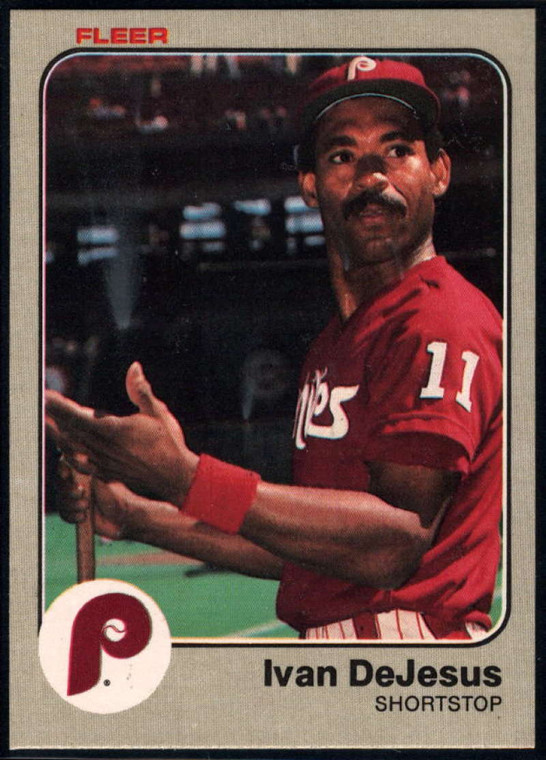 1983 Fleer #157 Ivan DeJesus VG Philadelphia Phillies 