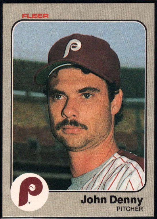 1983 Fleer #158 John Denny VG Philadelphia Phillies 