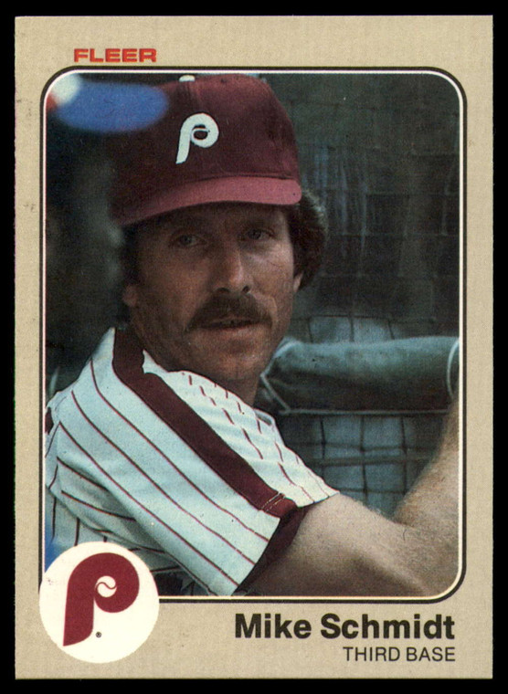 1983 Fleer #173 Mike Schmidt VG Philadelphia Phillies 