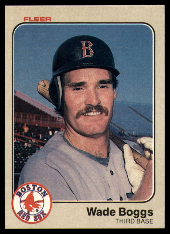SOLD 32624 1983 Fleer #179 Wade Boggs VG RC Rookie Boston Red Sox 