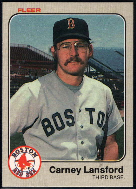 1983 Fleer #187 Carney Lansford VG Boston Red Sox 