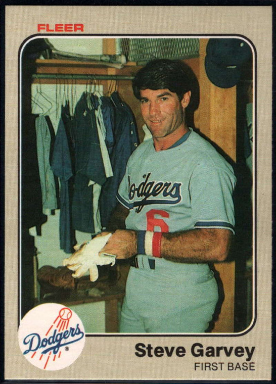 1983 Fleer #206 Steve Garvey VG Los Angeles Dodgers 