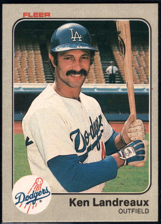 1983 Fleer #210 Ken Landreaux VG Los Angeles Dodgers 