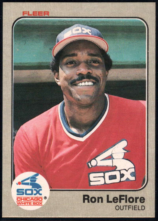 1983 Fleer #246 Ron LeFlore VG Chicago White Sox 