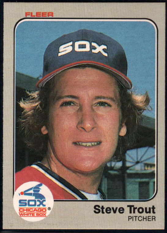 1983 Fleer #251 Steve Trout VG Chicago White Sox 