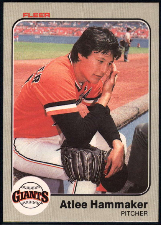 1983 Fleer #261 Atlee Hammaker VG San Francisco Giants 