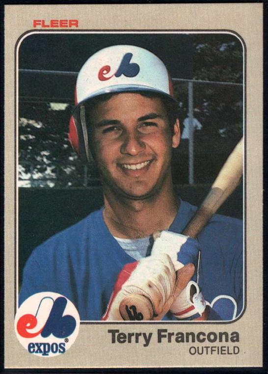 1983 Fleer #281 Terry Francona VG Montreal Expos 