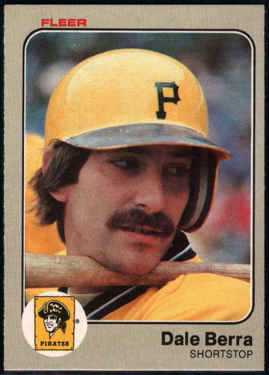 1983 Fleer #303 Dale Berra VG Pittsburgh Pirates 