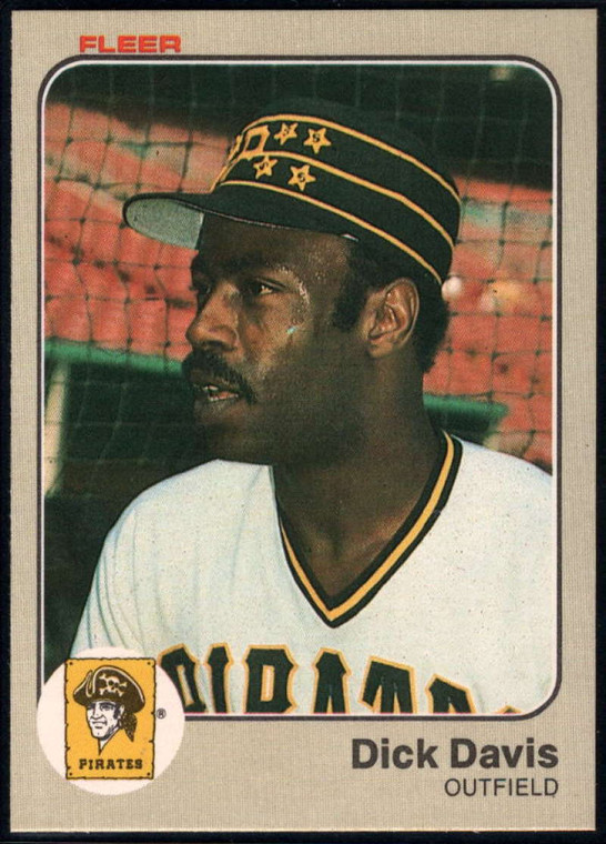 1983 Fleer #305 Dick Davis VG Pittsburgh Pirates 