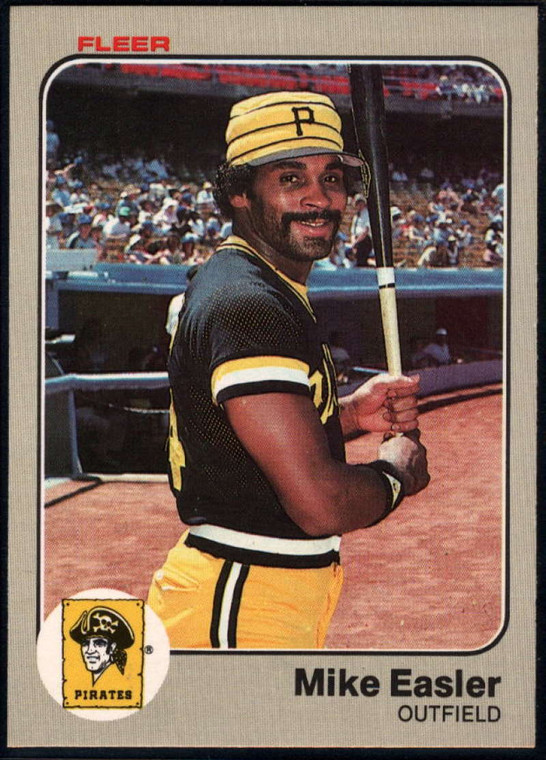1983 Fleer #306 Mike Easler VG Pittsburgh Pirates 