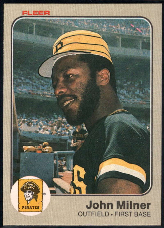 1983 Fleer #311 John Milner VG Pittsburgh Pirates 