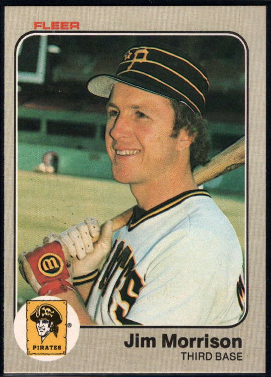 1983 Fleer #313 Jim Morrison VG Pittsburgh Pirates 
