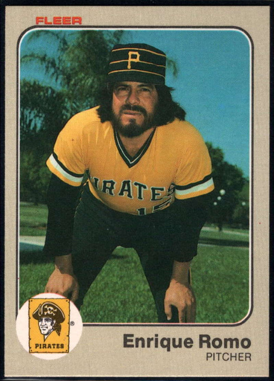 1983 Fleer #320 Enrique Romo VG Pittsburgh Pirates 