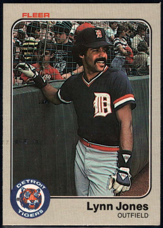 1983 Fleer #333 Lynn Jones VG Detroit Tigers 