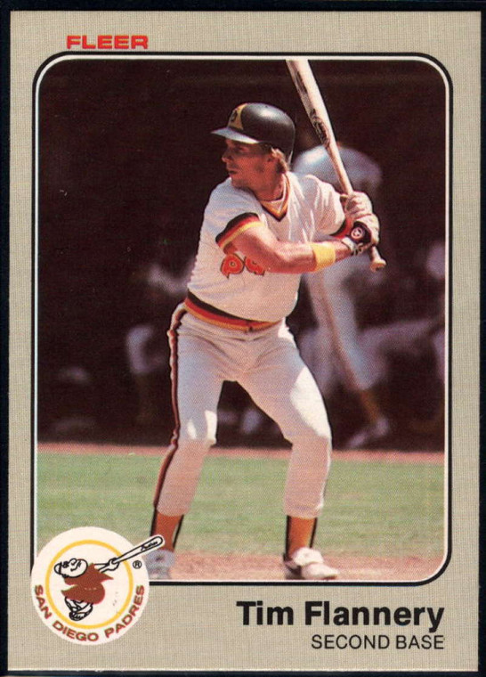 1983 Fleer #359 Tim Flannery VG San Diego Padres 