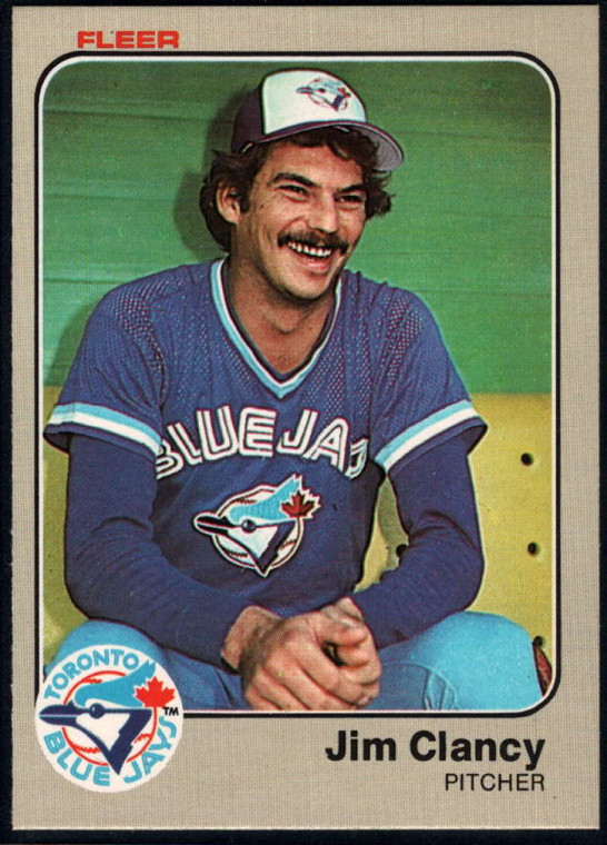 1983 Fleer #426 Jim Clancy VG Toronto Blue Jays 