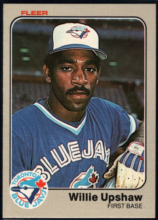 1983 Fleer #442 Willie Upshaw VG Toronto Blue Jays 