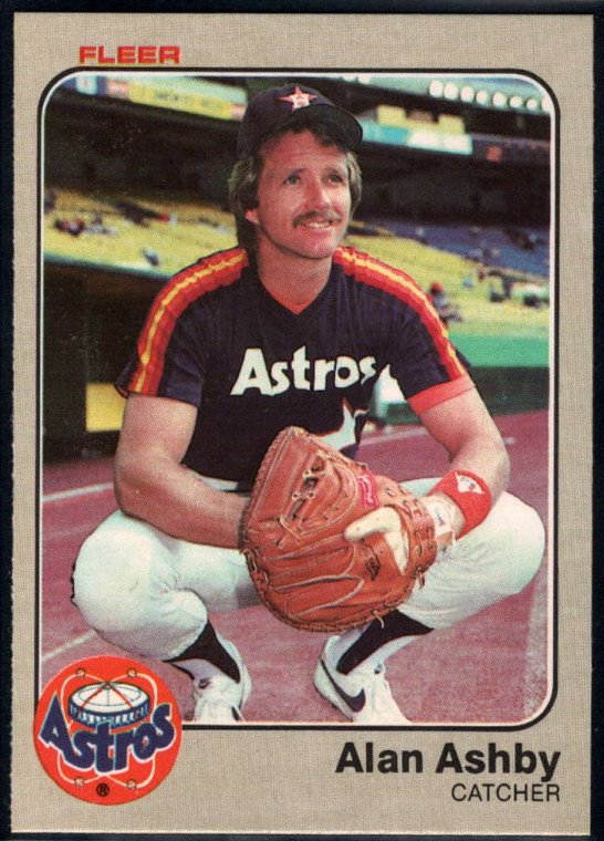 1983 Fleer #445 Alan Ashby VG Houston Astros 