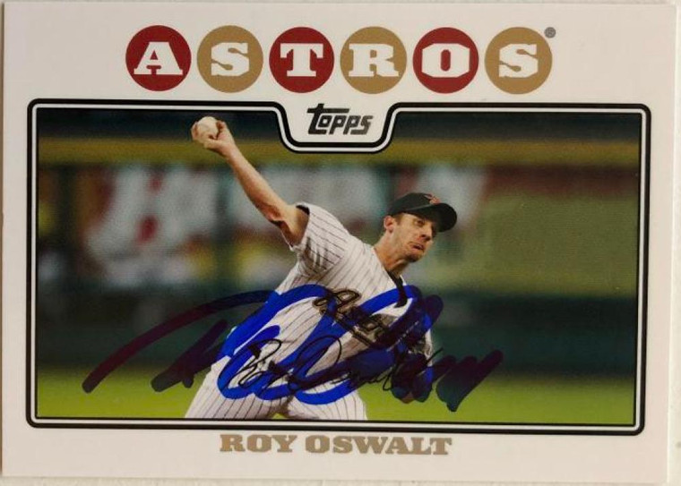 Roy Oswalt Autographed 2008 Topps #220