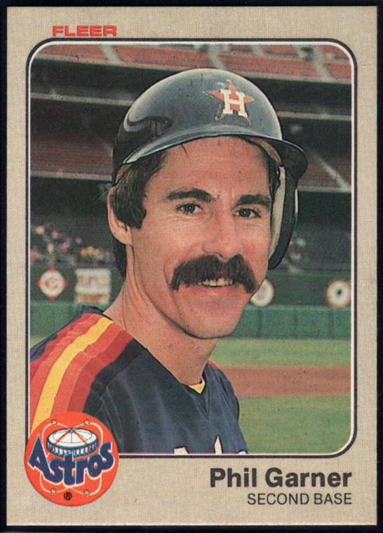 1983 Fleer #448 Phil Garner VG Houston Astros 