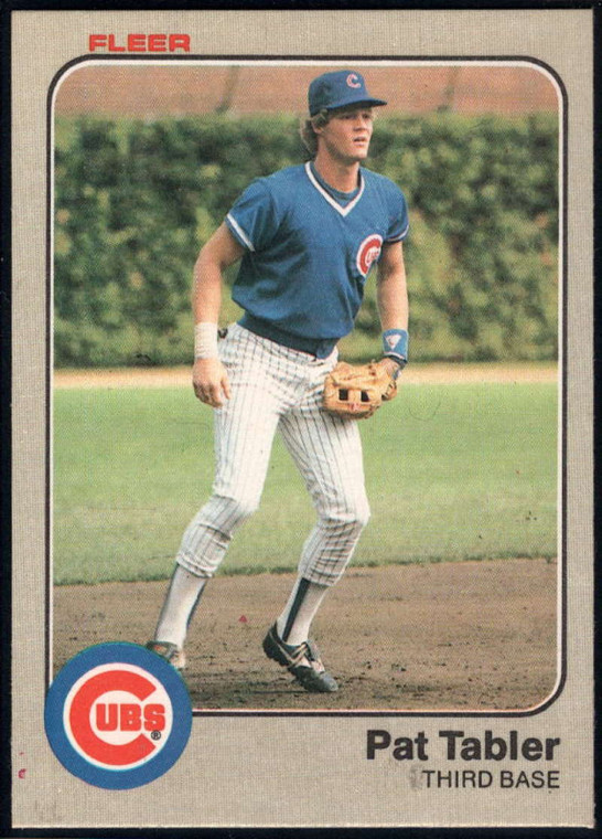 1983 Fleer #509 Pat Tabler VG Chicago Cubs 