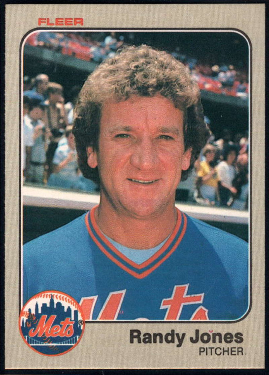 1983 Fleer #546 Randy Jones VG New York Mets 