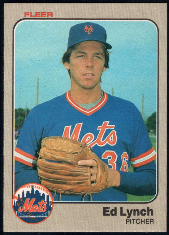1983 Fleer #549 Ed Lynch VG New York Mets 
