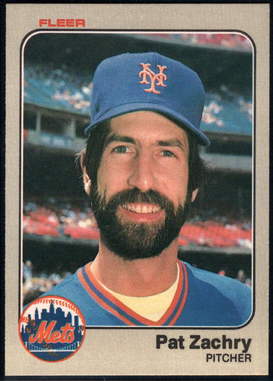 1983 Fleer #561 Pat Zachry VG New York Mets 