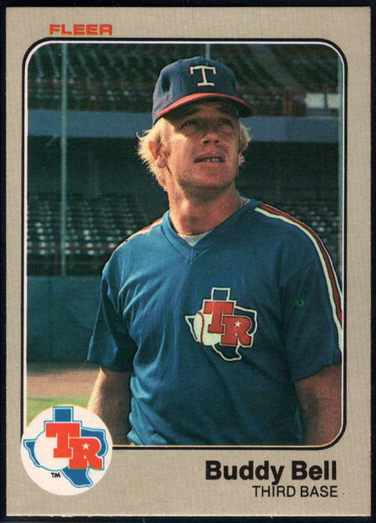 1983 Fleer #562 Buddy Bell VG Texas Rangers 