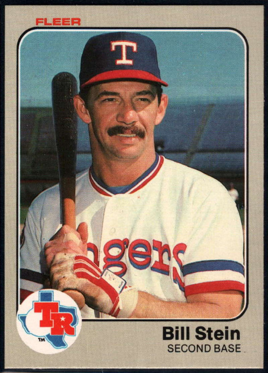1983 Fleer #579 Bill Stein VG Texas Rangers 