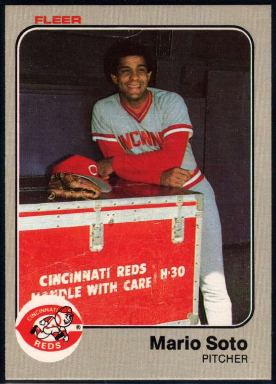 1983 Fleer #603 Mario Soto VG Cincinnati Reds 
