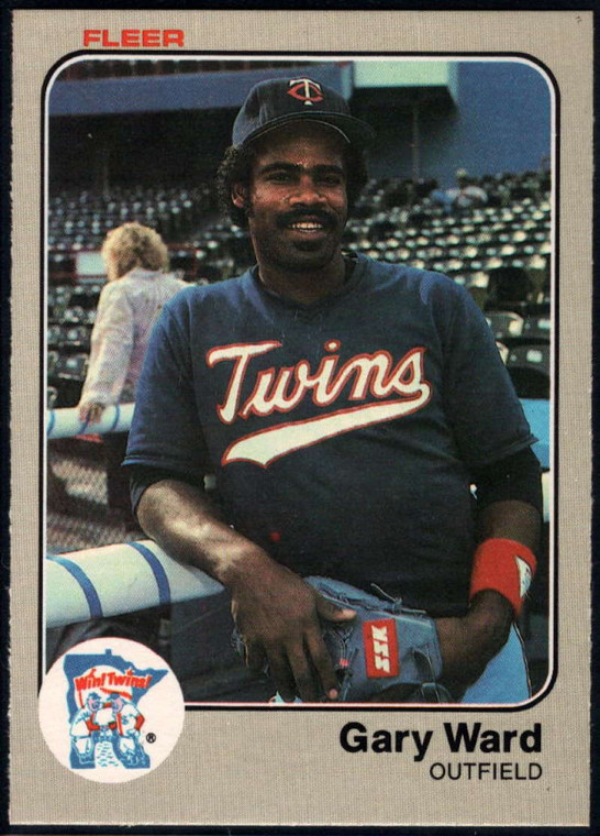 1983 Fleer #627 Gary Ward VG Minnesota Twins 