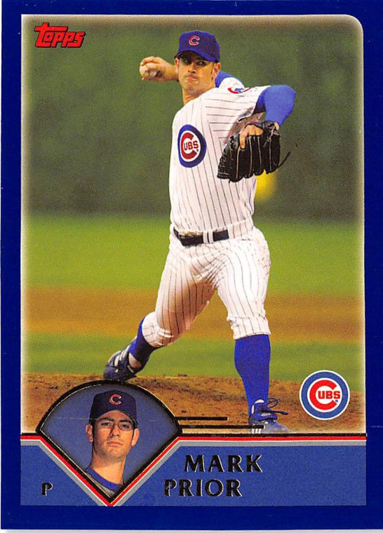 2003 Topps #10 Mark Prior VG Chicago Cubs 