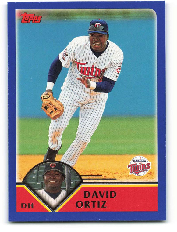 SOLD 76680 2003 Topps #26 David Ortiz VG Minnesota Twins 